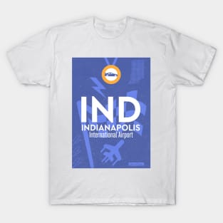 Indianapolis airport tag T-Shirt